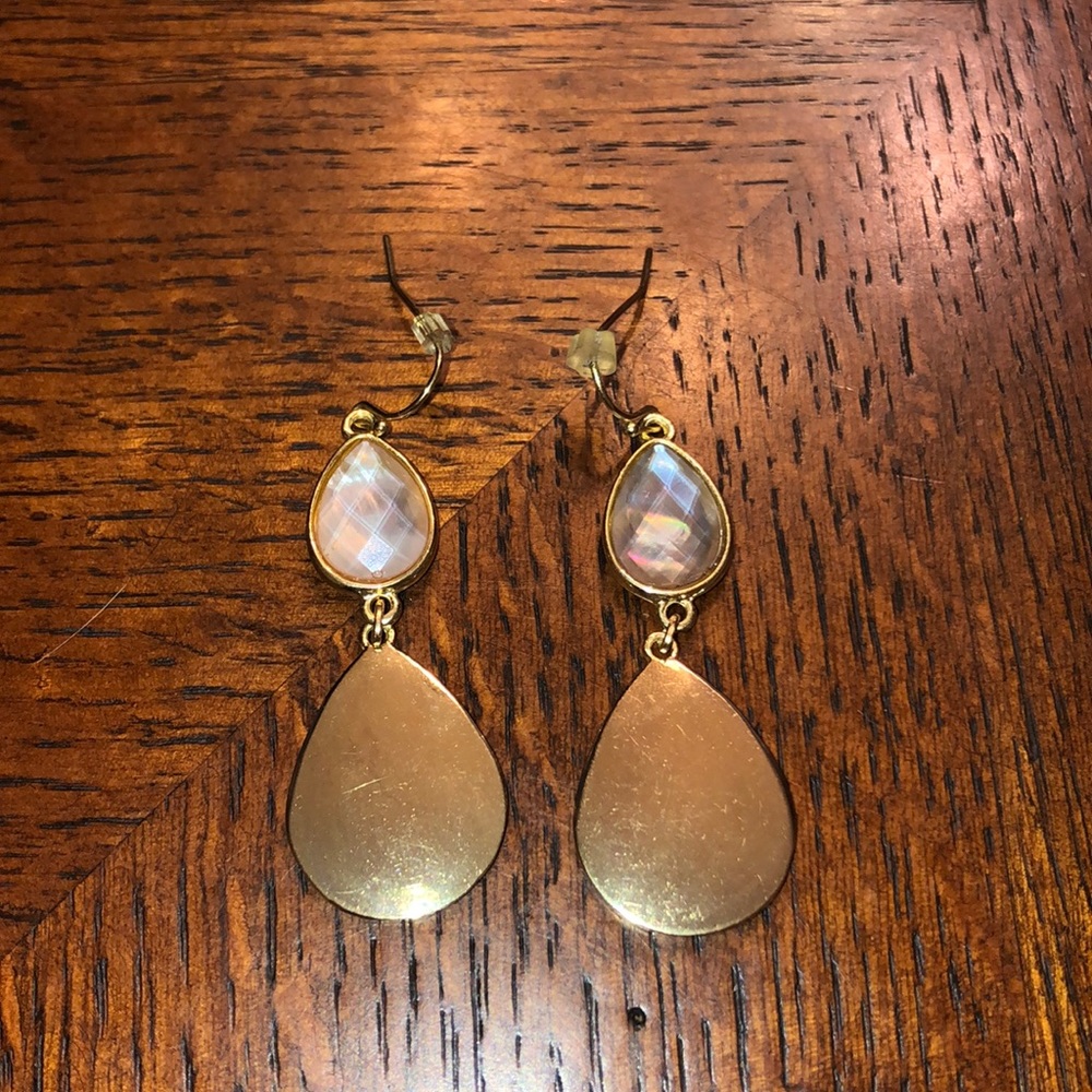 LOFT Gold Tear Drop earrings